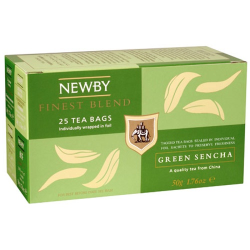 Чай "Newby" (Ньюби) Зеленая сенча зеленый 25пак х 2г