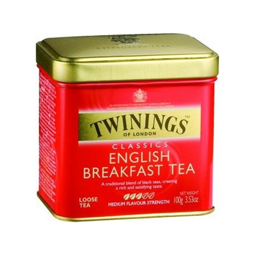 Чай "Twinings" (Твайнингc) Английский завтрак черный 100г ж/б Великобритания