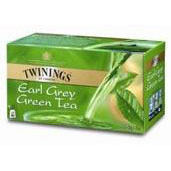 Чай "Twinings" (Твайнингc) Эрл грей зеленый с бергамотом 25*2г Великобритания