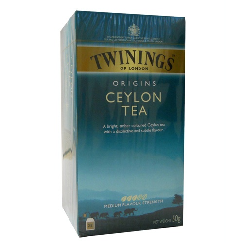 Чай "Twinings" (Твайнингс) Черный Цейлон 25*2г Великобритания