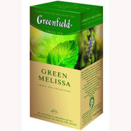 Чай "Greenfield" (Гринфилд) Green Melissa зеленый 25*1.5г