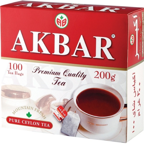 Чай "Akbar" (Акбар) черный цейлонский 100пак х 2г