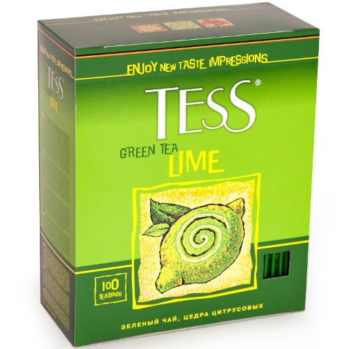 Чай "Tess" (Тесс) зеленый лайм 100пак