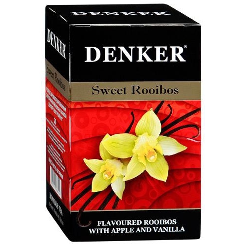 Чай "Denker" (Дэнкер) Sweet Rooibos ароматизированный с кусочками яблока и ванили 20пак*2г
