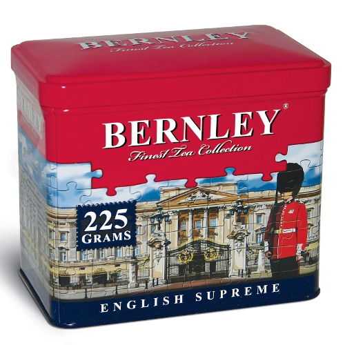 Чай "Bernley" (Бернли) English Supreme черный цейлонский листовой 225г ж/б