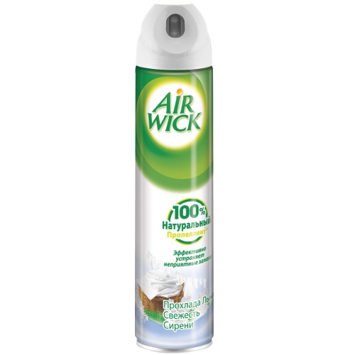 Освежитель воздуха "Airwick" (Аирвик) прохлада льна и свежесть сирени 240мл аэрозоль
