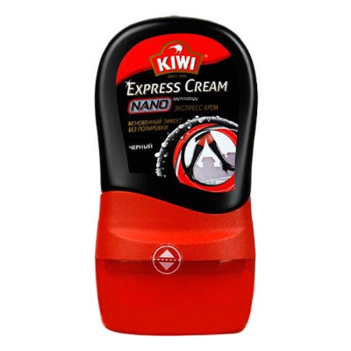 Крем для обуви "Kiwi" (Киви) Express с аппликатором черный 50мл