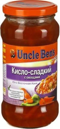 Соус Uncle Ben’s овощной кисло-сладкий
