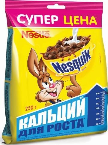 Готовый завтрак Nestle Nesquik шарики с шоколадом