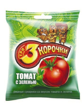 Сухарики Три Корочки томат