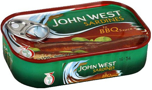 Сардины John West в соусе барбекю