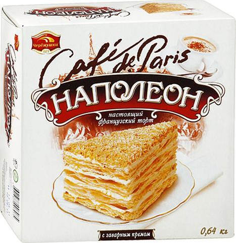 Торт Черемушки Наполеон слоеный
