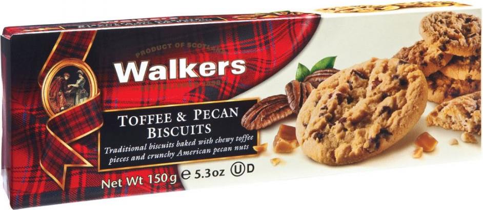 Печенье Walkers с тоффи и орехом пекан
