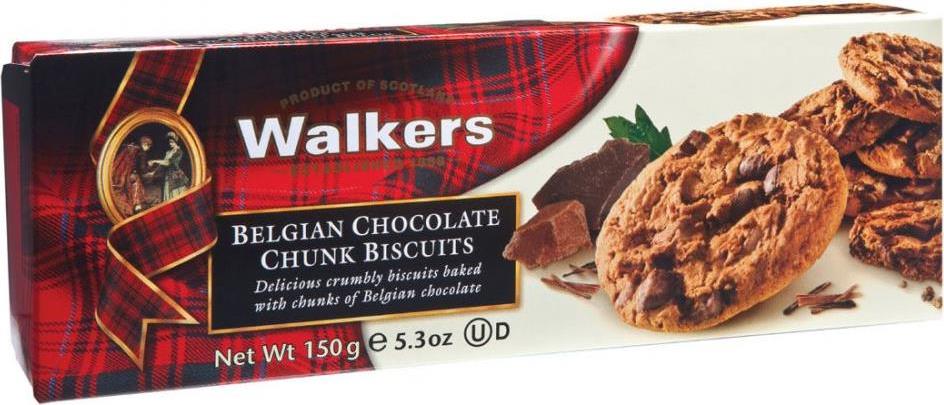 Печенье Walkers с шоколадной крошкой