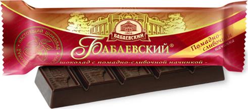 Шоколад Бабаевский со сливочной начинкой