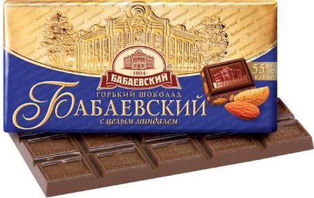 Шоколад Бабаевский с миндалем