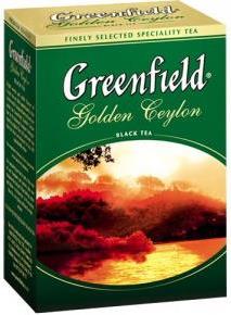 Чай Greenfield черный золотой цейлонский