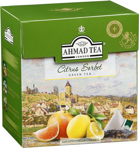 Чай Ahmad Tea Citrus Sorbet зеленый