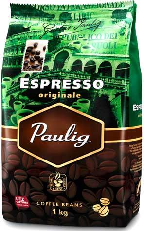 Кофе Paulig эспрессо зерно