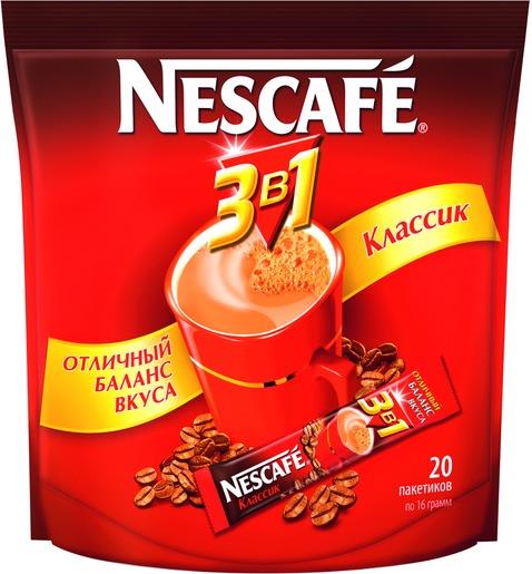 Кофе Nescafe Classic 3-в-1