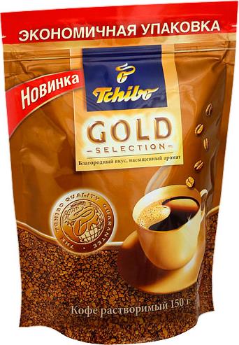 Кофе Tchibo Gold Selection растворимый