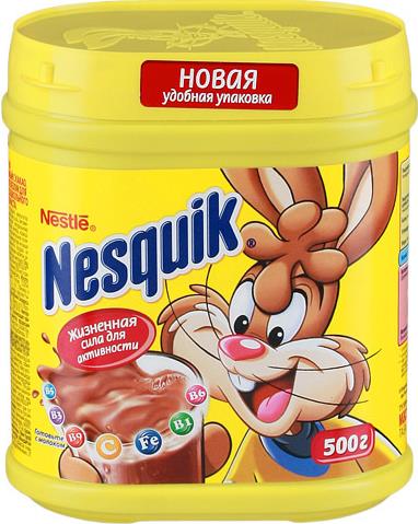 Шоколадный напиток Nestle Nesquik с какао