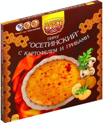 Пирог Максо Осетинский с картофелем и грибами