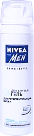 Гель Nivea для бритья для чувствительной кожи