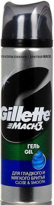 Гель Gillette Mach3 для гладкого и мягкого бритья