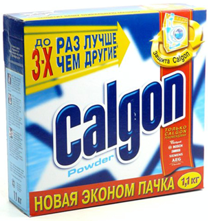 Средство Calgon для смячения воды