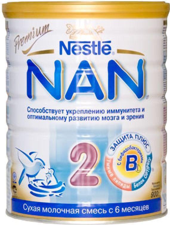 Смесь Nestle Nan 2 с 6 месяцев