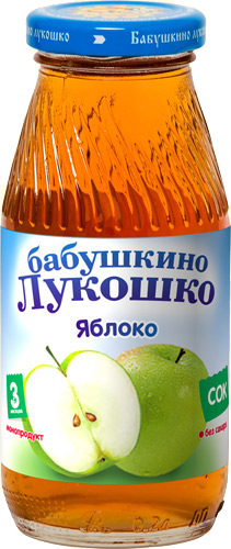 Сок Бабушкино Лукошко яблочный осветленный с 4 месяцев