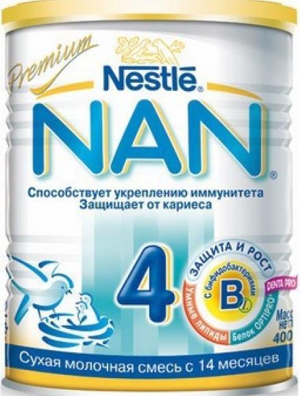 Смесь Nestle Nan 4 сухая с 14 месяцев