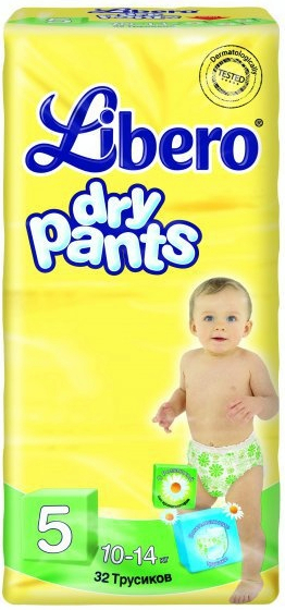 Трусики Libero Dry Pants Maxi+ 10-14 кг