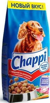 Корм для собак Chappi с говядиной сухой