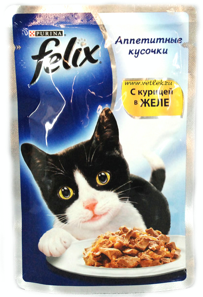 Корм для кошек Felix с курицей
