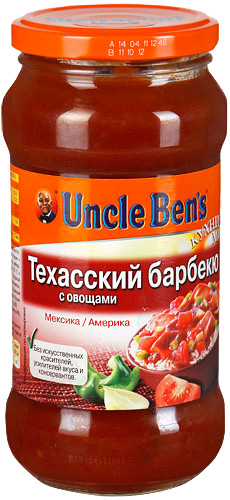 Соус Uncle Ben's Техасский Барбекю с овощами