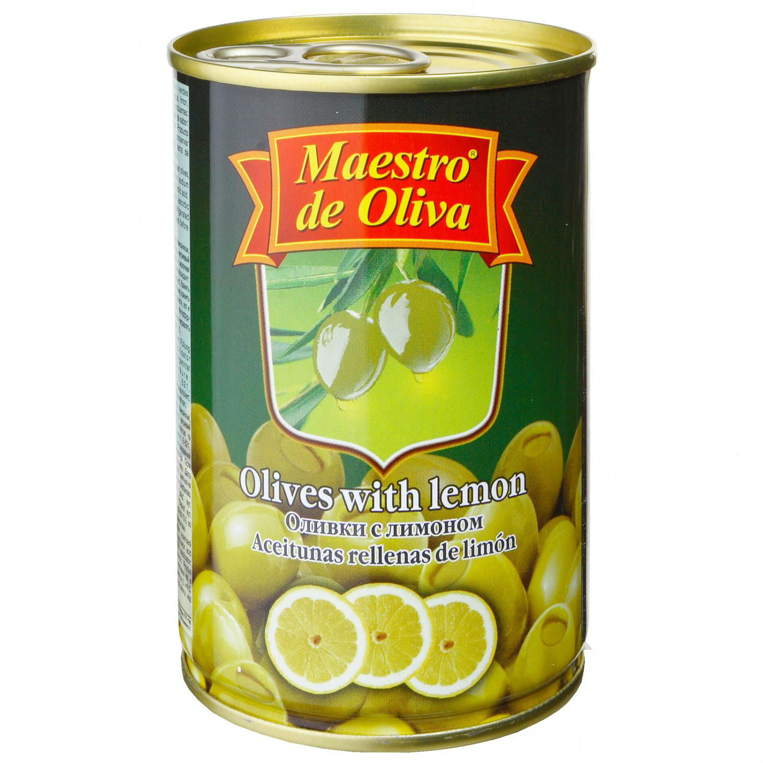 Оливки Maestro De Oliva c лимоном