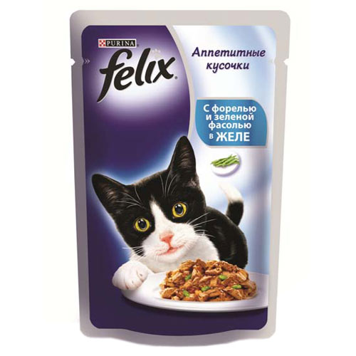 Корм для кошек Felix форель