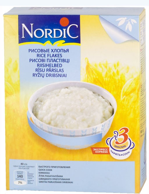 Хлопья рисовые Nordic