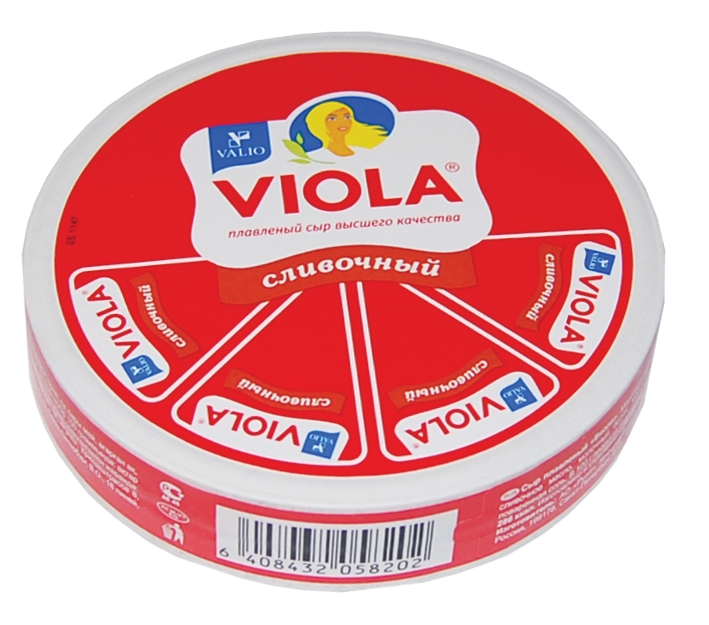Сыр Valio Viola плавленный сливочный