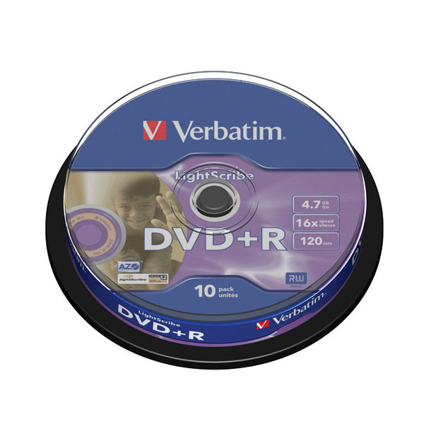 Диски Verbatim DVD+R диски 4
