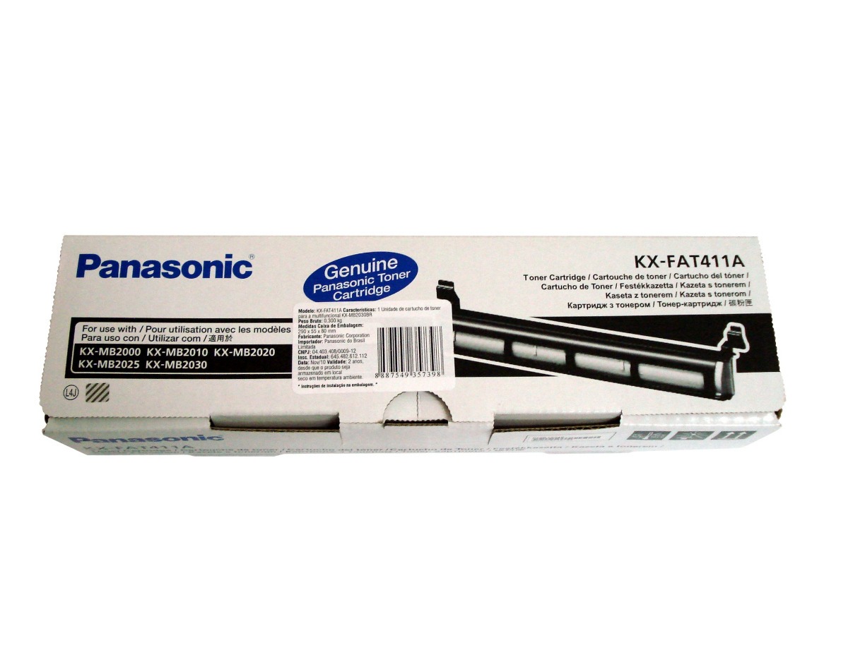 Картридж Panasonic KX-FAT411A черный