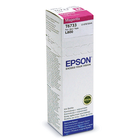 Картридж Epson L800 C13T67334A пурпурный
