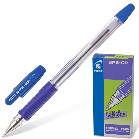 Ручка Pilot шариковая BPS-GP-F синяя/черная