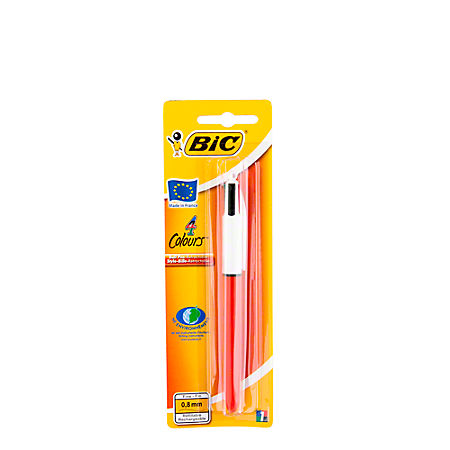 Ручка шариковая Bic Colours автоматическая четырехцветная