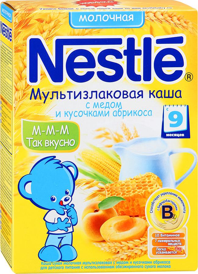 Каша Nestle мультизлаковая с медом и абрикосом молочная с 9 месяцев