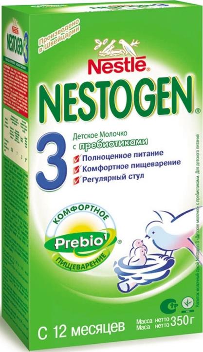 Смесь Nestogen 3 молочная сухая с пребиотиками с 12 месяцев