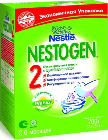 Смесь Nestle Nestogen 2 сухая молочная с пребиотиками