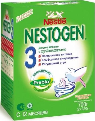 Смесь Nestle Nestogen 3 сухая молочная с пребиотиками
